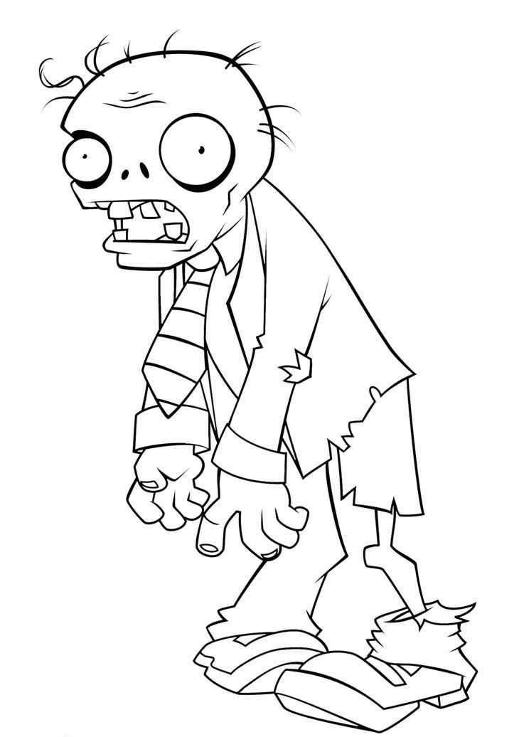 Printable Plants Vs Zombies Coloring Pages Coloring Home
