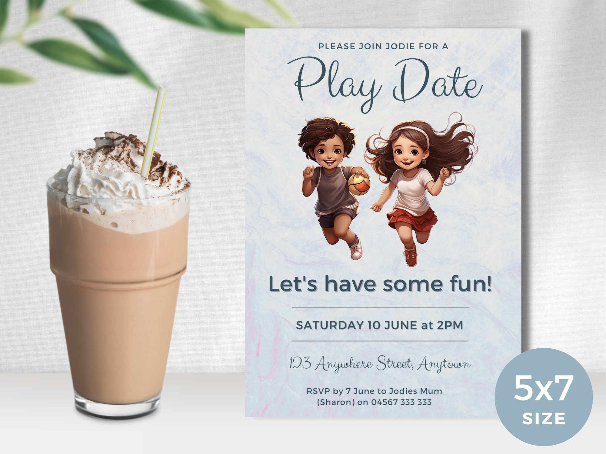 Printable Playdate Invitation Template Let 39 s Have Some Fun Play Date 