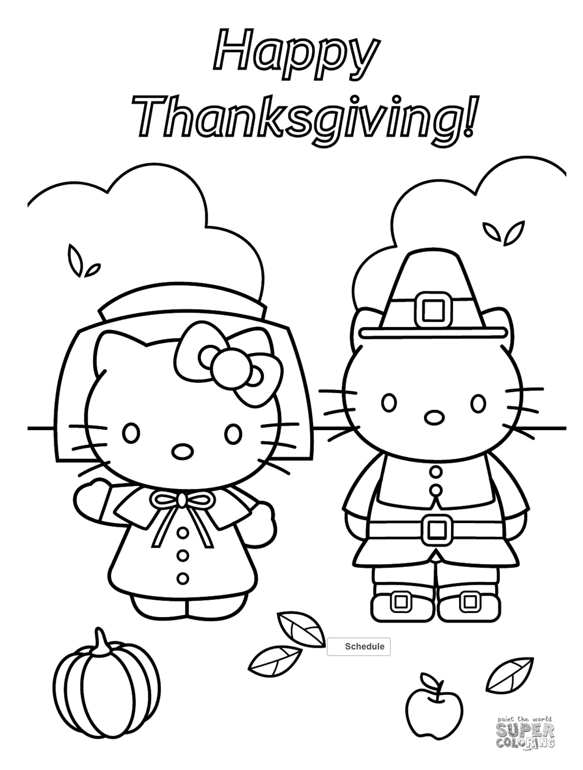 thanksgiving coloring pages for kids free printable