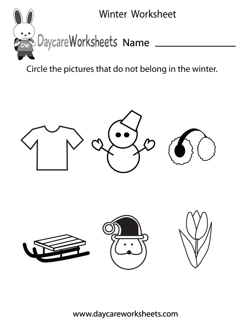 Printable Winter Math Worksheets Printable Worksheets