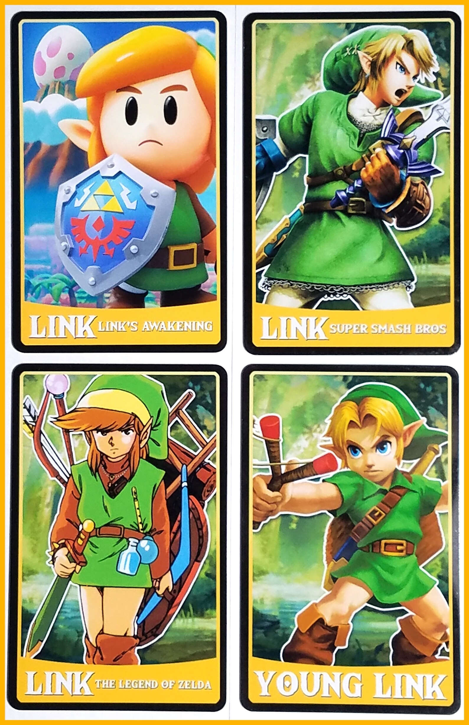 Printable Zelda Amiibo Cards