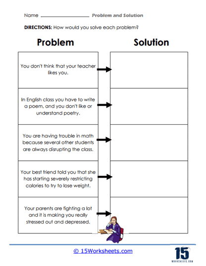 Problem And Solution Worksheets 15 Worksheets Worksheets Library