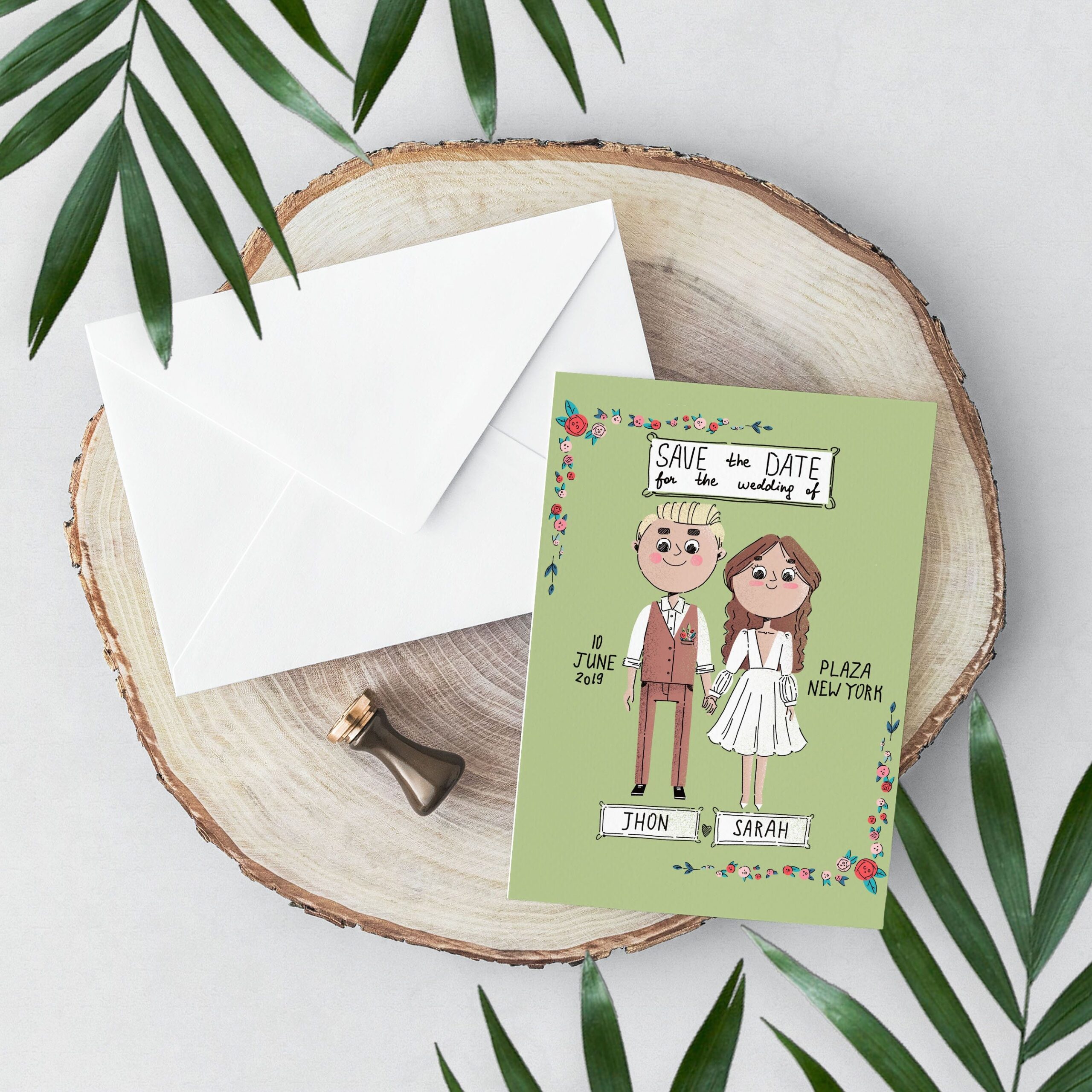 procreate wedding invitation template