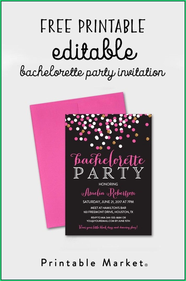 prom invitation templates free download