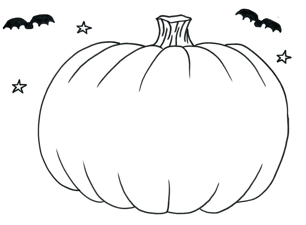 pumpkin coloring page free