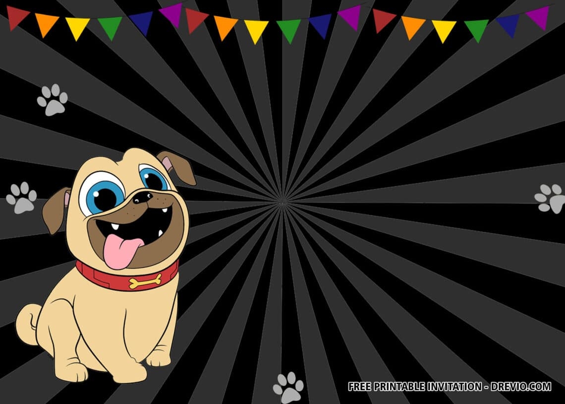Puppy Dog Pals Invitation 3 Download Hundreds FREE PRINTABLE Birthday 