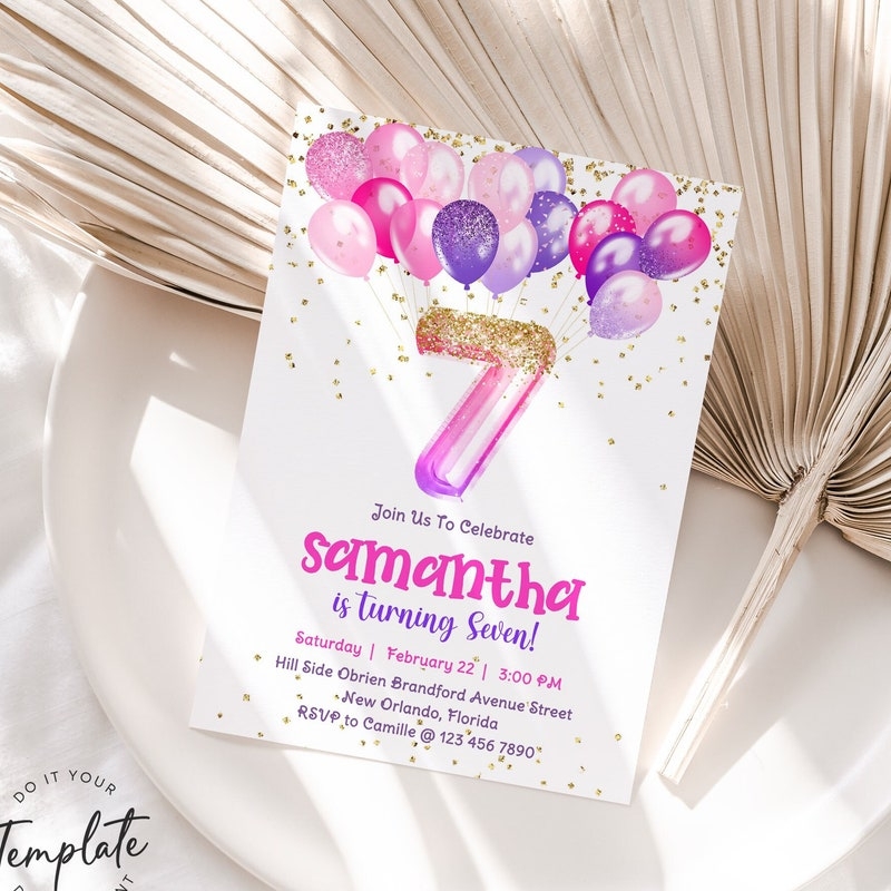 Purse Invitation Template Etsy
