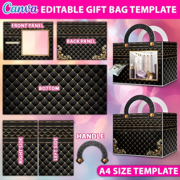 Purse Invitation Template Etsy