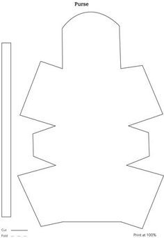 purse invitation template
