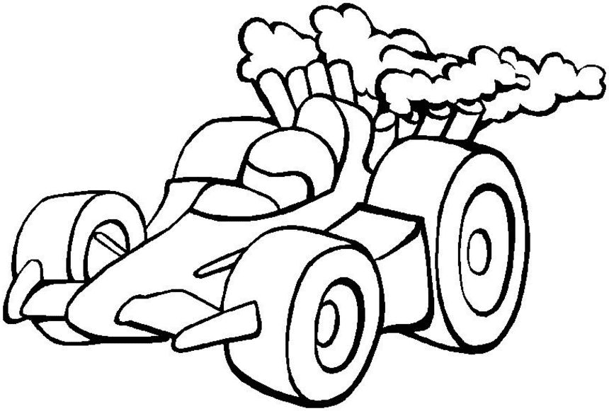 race car coloring pages free