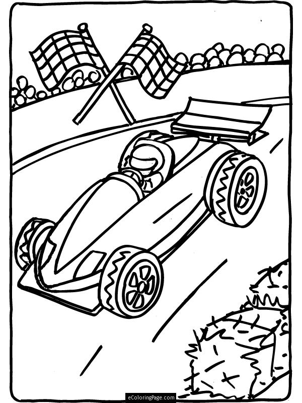 Race Car Coloring Pages Free Coloring Home
