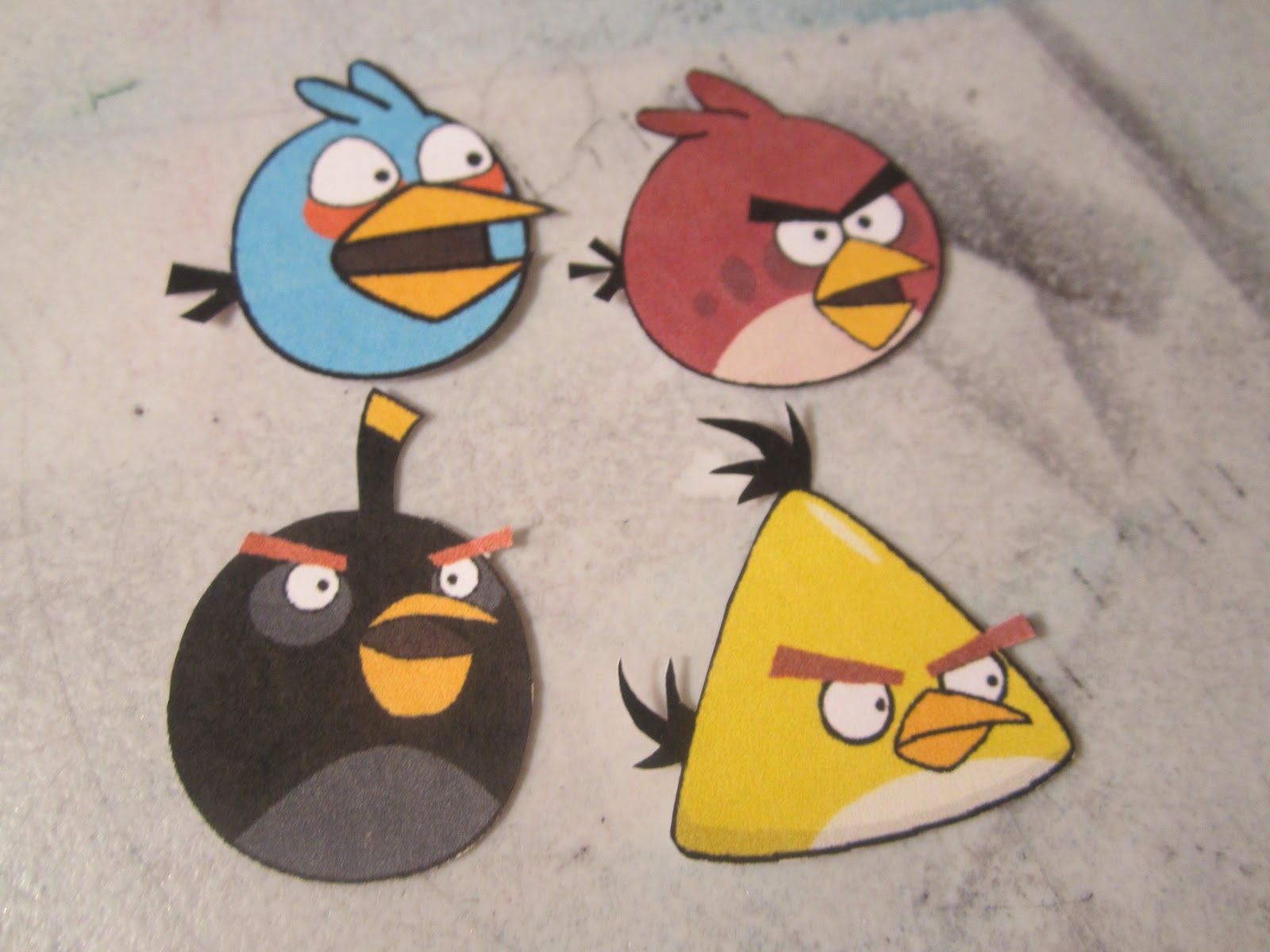 RacinCrafts Angry Birds Birthday Card