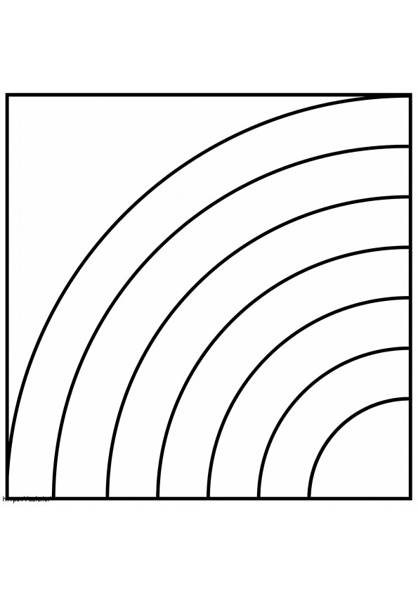 Rainbow Free Coloring Page