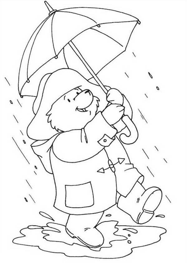 Coloring Pages Rainy Day