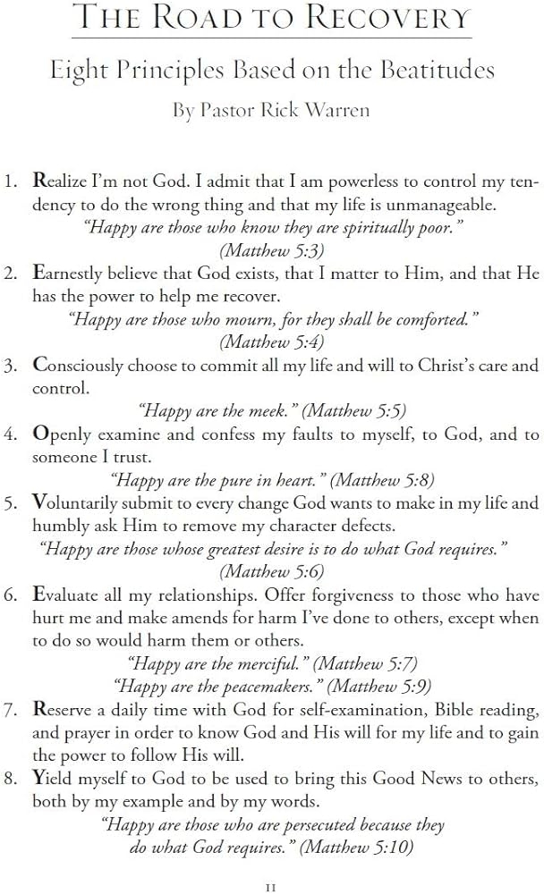 Recovery Lesson 4 Sanity Study Guide Sharing Life And Love