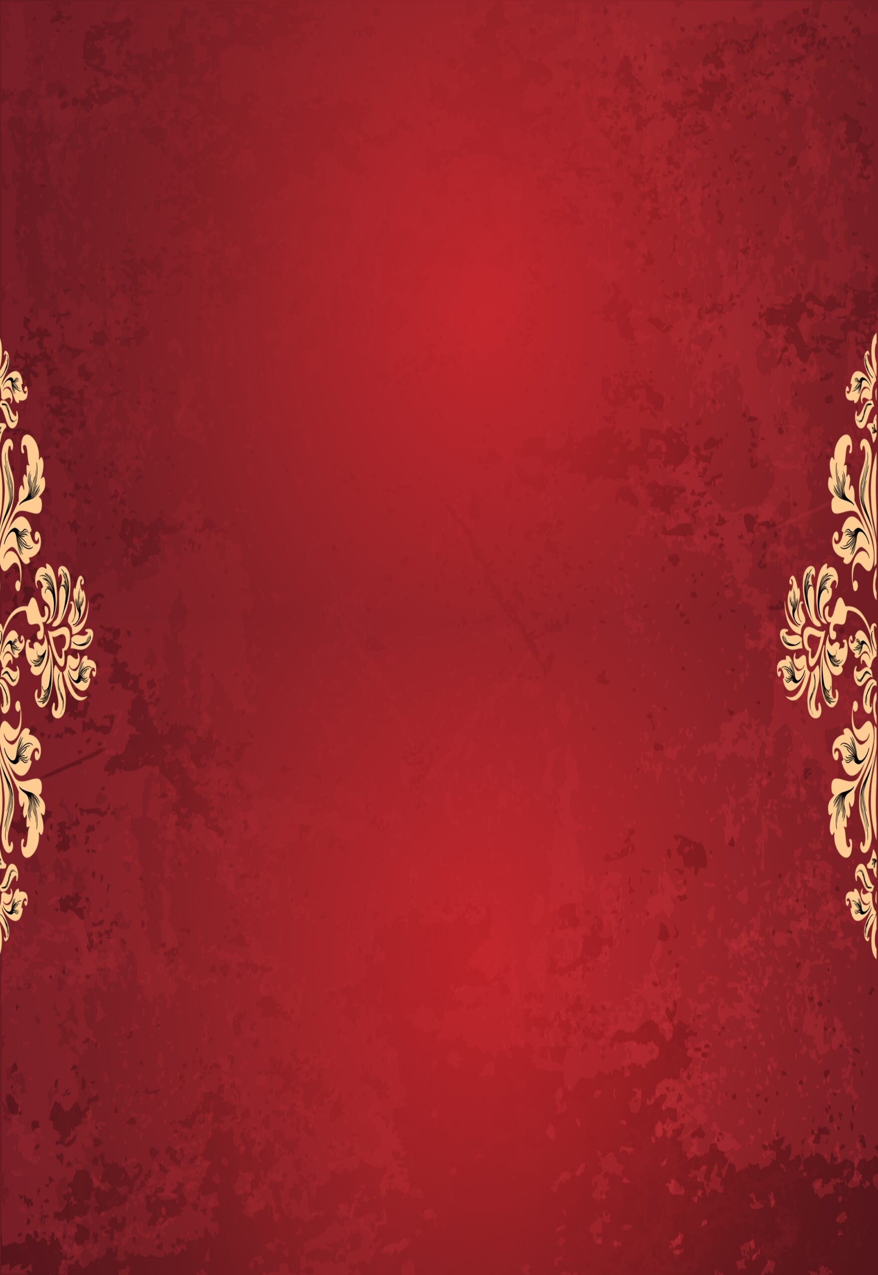 red invitation card template