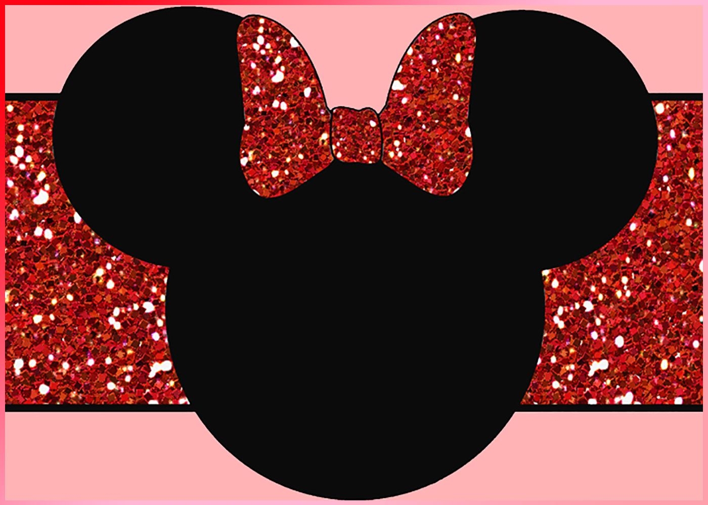 Red Minnie Mouse Invitation Template Free Printable Templates Free