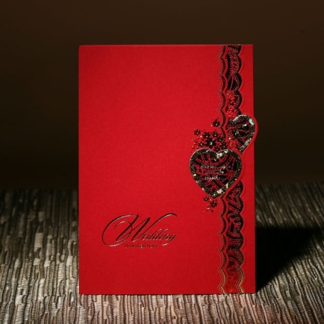 Red Wedding Invitation Templates