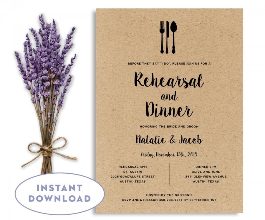 rehearsal invitation template