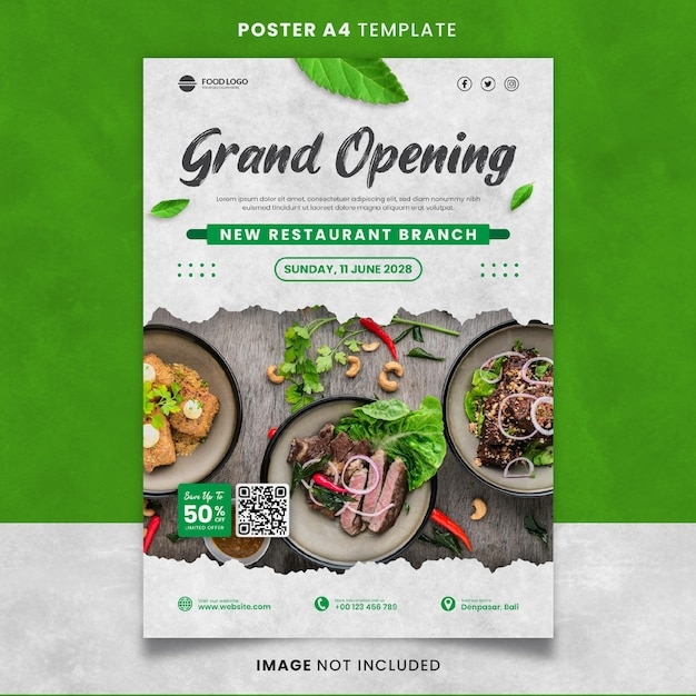 Restaurant Grand Opening Invitation Template In PSD Word 52 OFF