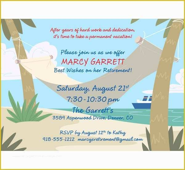 Retirement Invitation Template Free Download Of A Retirement Party