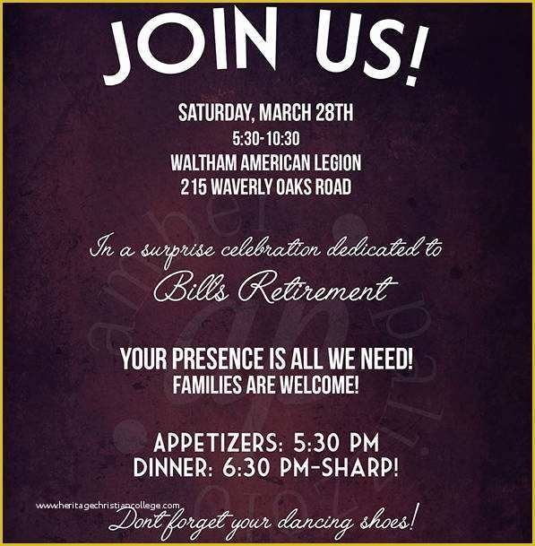 Retirement Invitation Templates Free Printable Of 30 Free Invitation