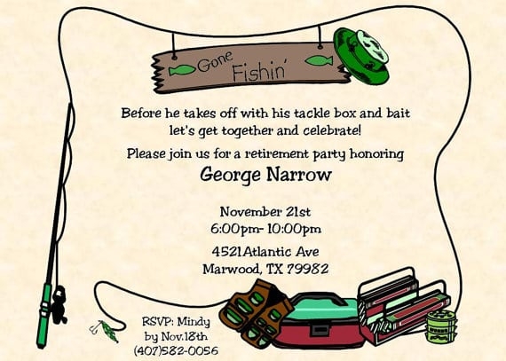 Retirement Open House Invitation