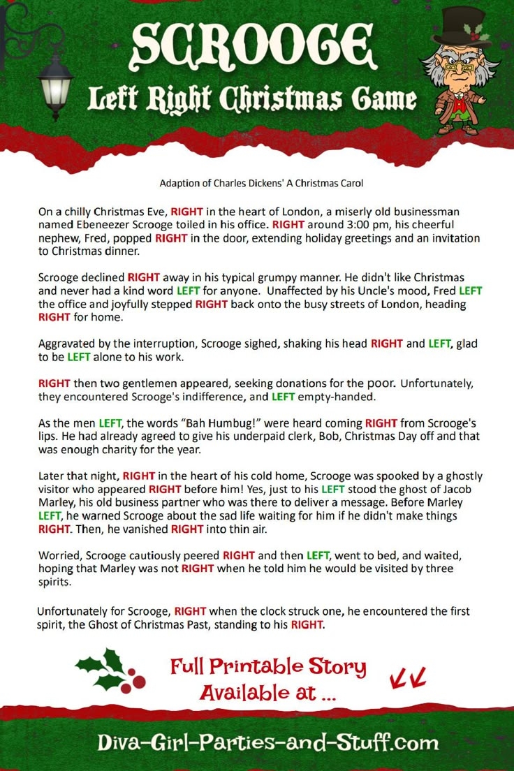 wright family christmas game printable pdf free