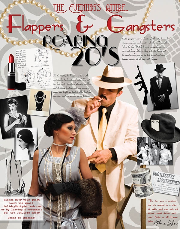 Roaring 20 39 s Party Invitation On Behance
