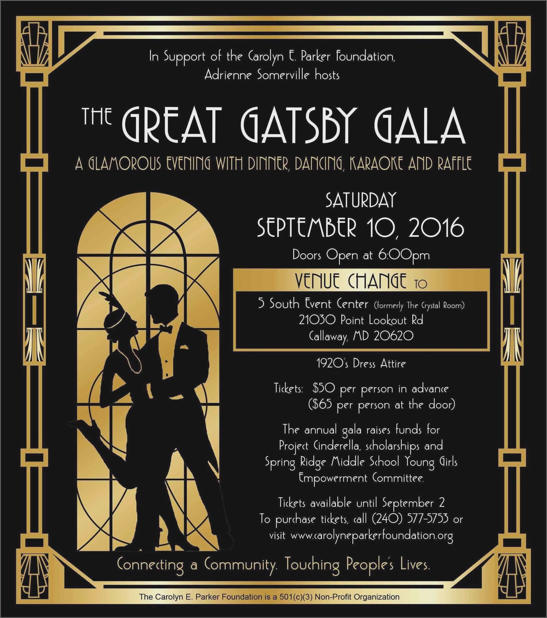 Roaring 20S Invitation Template