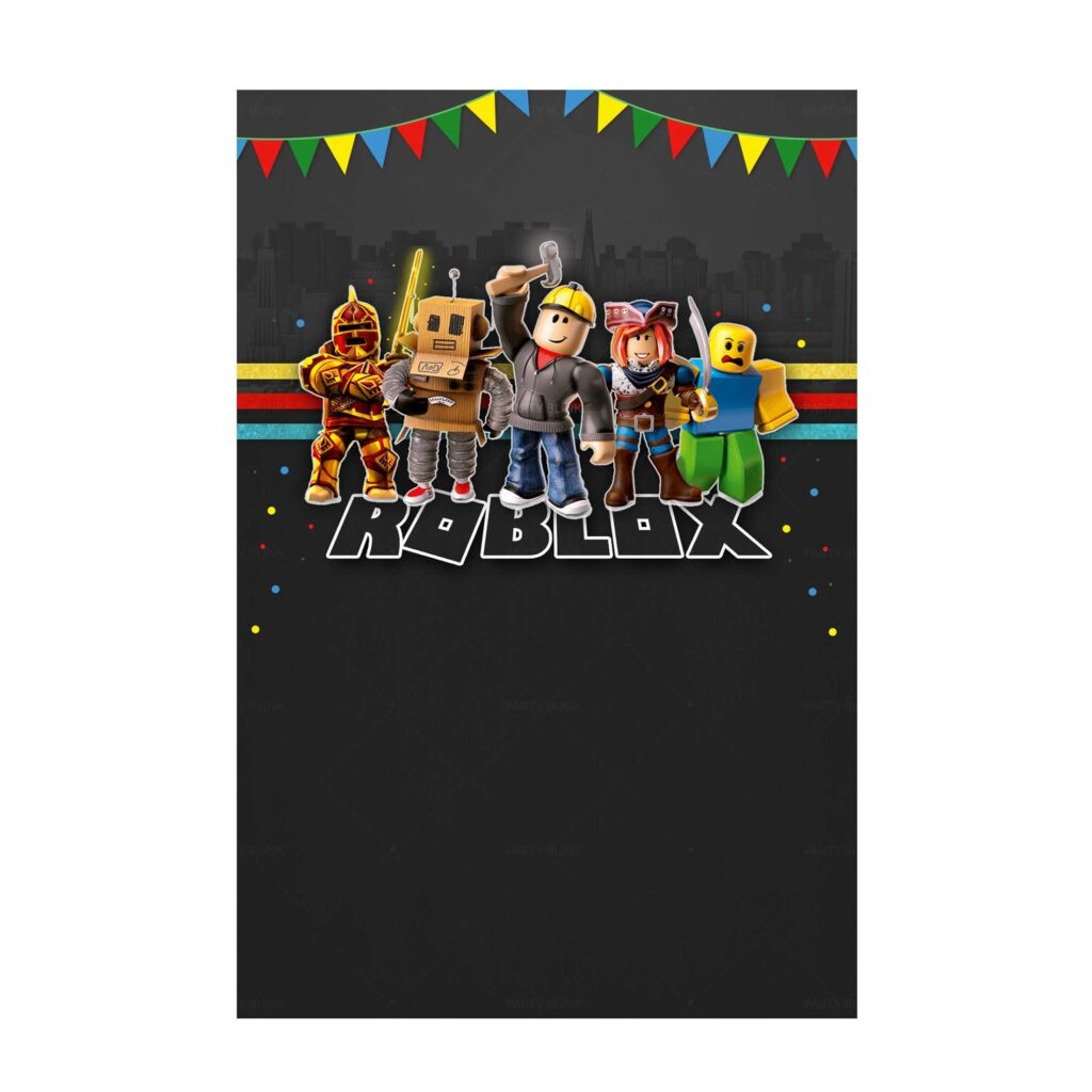 roblox birthday party invitation template free