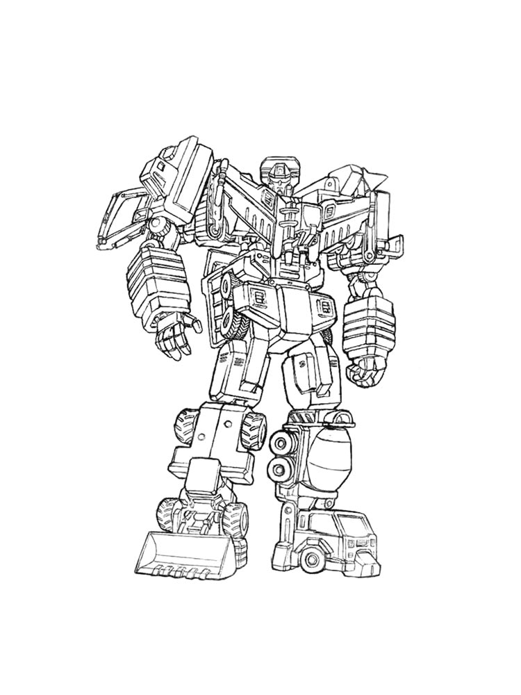Coloring Pages Robots