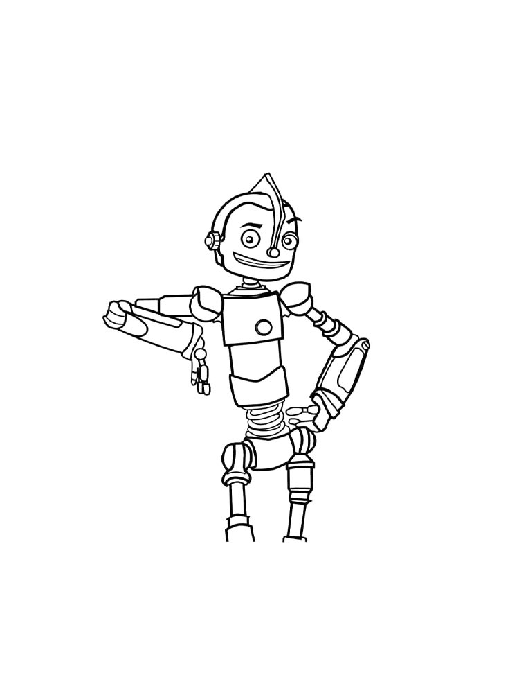 Robots Coloring Pages