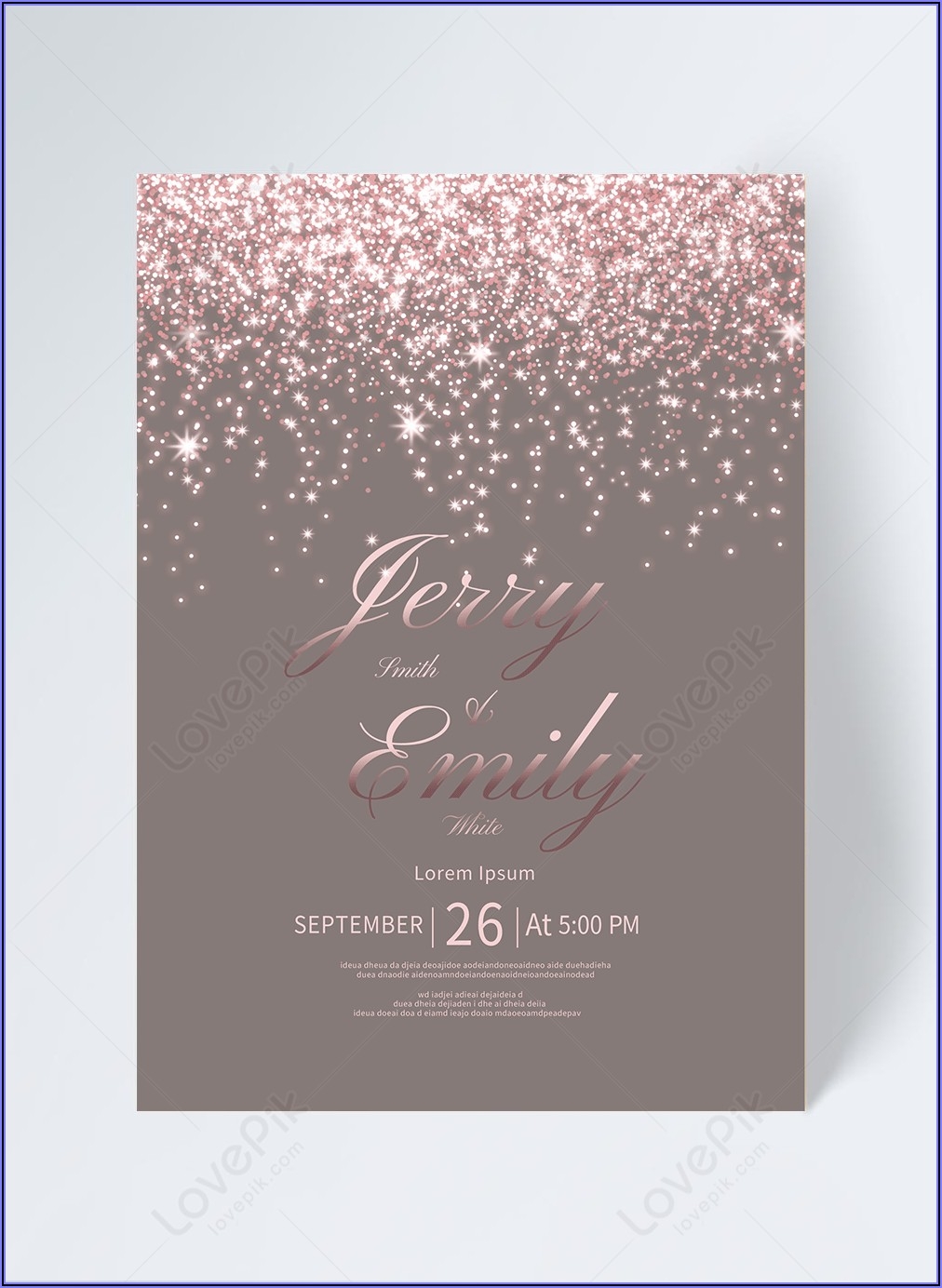 Rose Gold Birthday Invitation Template Free Invitations Resume 