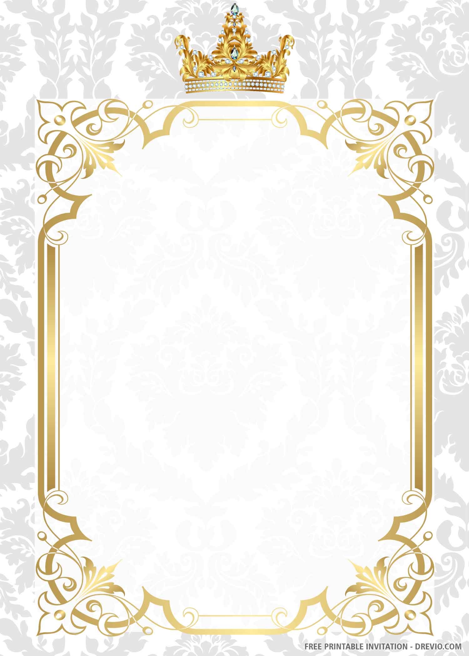 Royal Invitation Templates Free Download Nisma Info