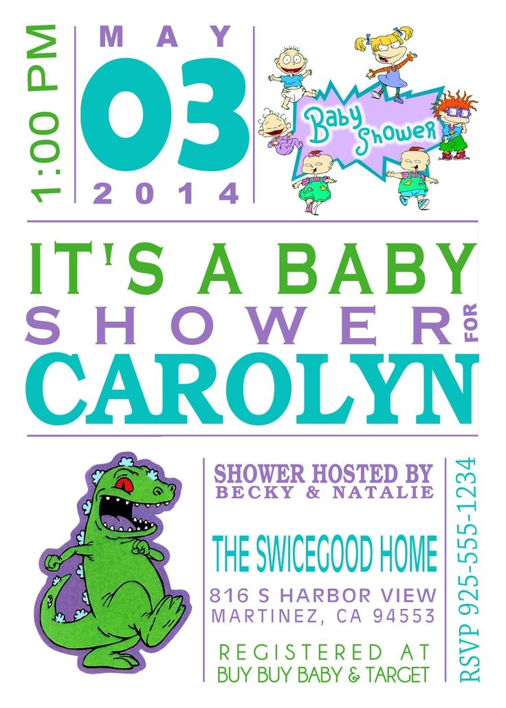 rugrats invitation template free