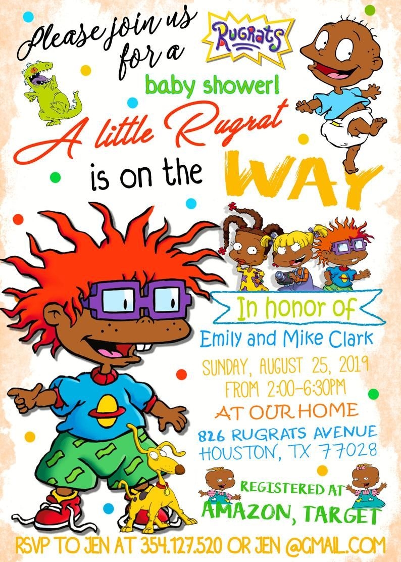 Rugrats Invitation Template Free Printable Word Searches