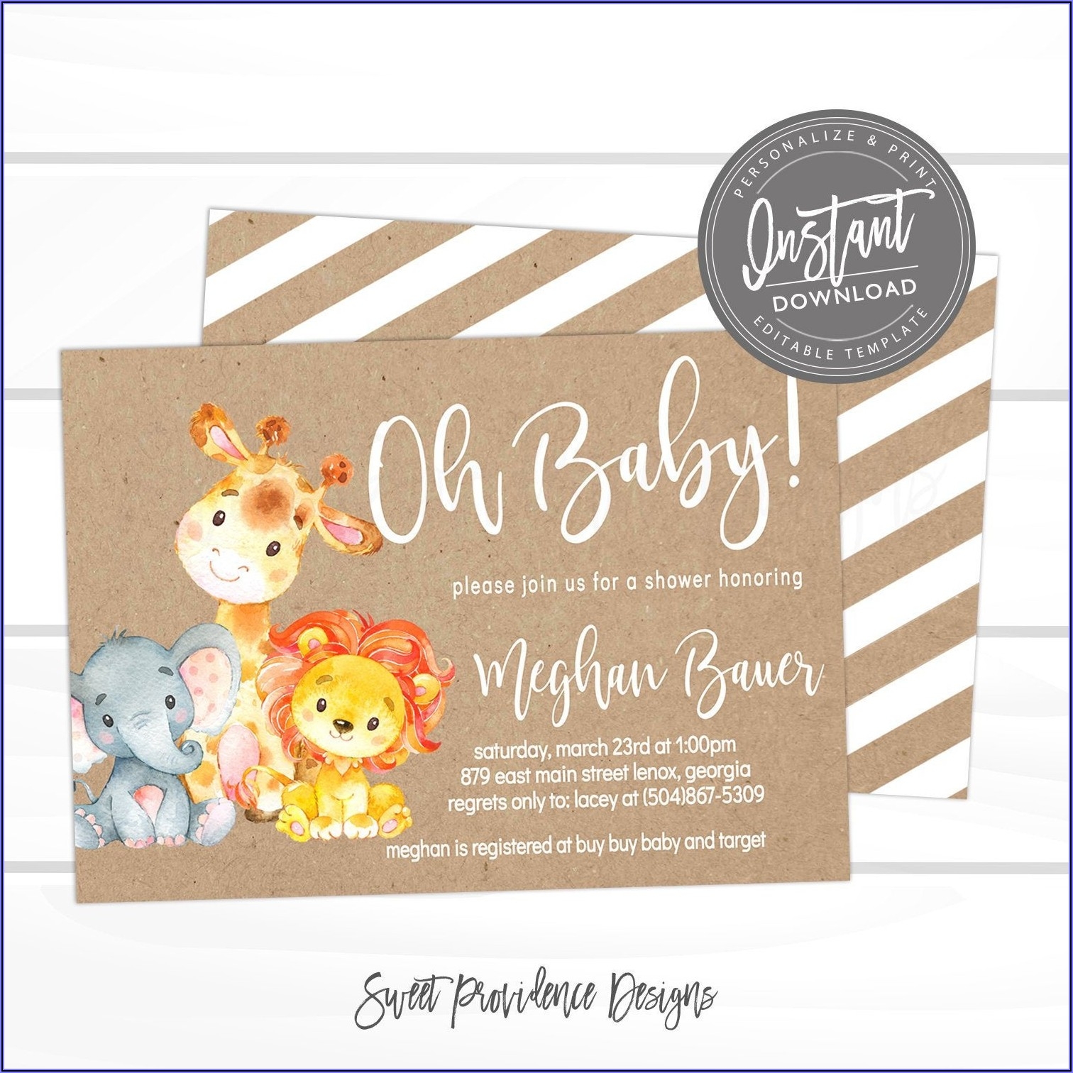 Safari Passport Invitation Template Free Template 2 Resume Examples 