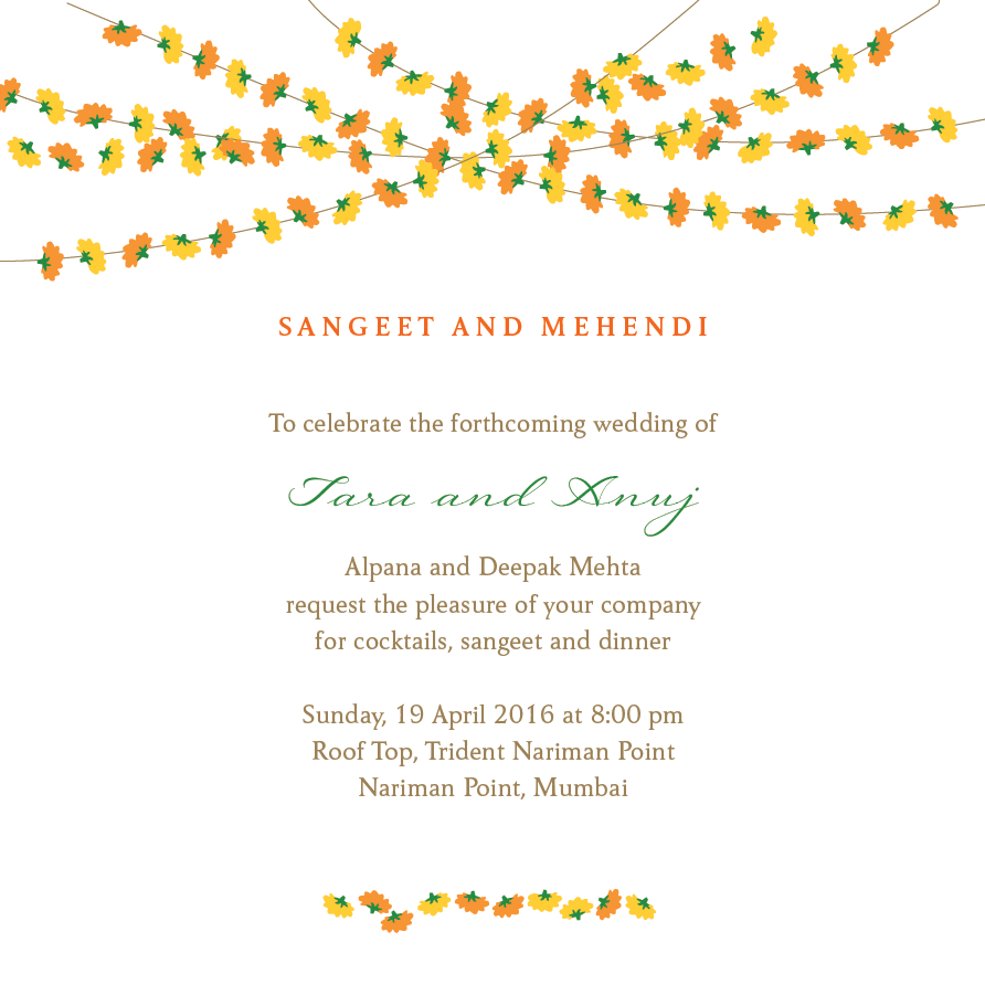 Sangeet Invitation Card Templates The Templates Art
