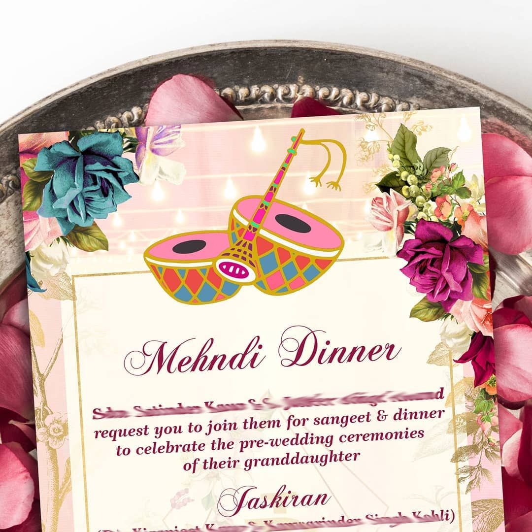 Sangeet Invite Template Printable Word Searches