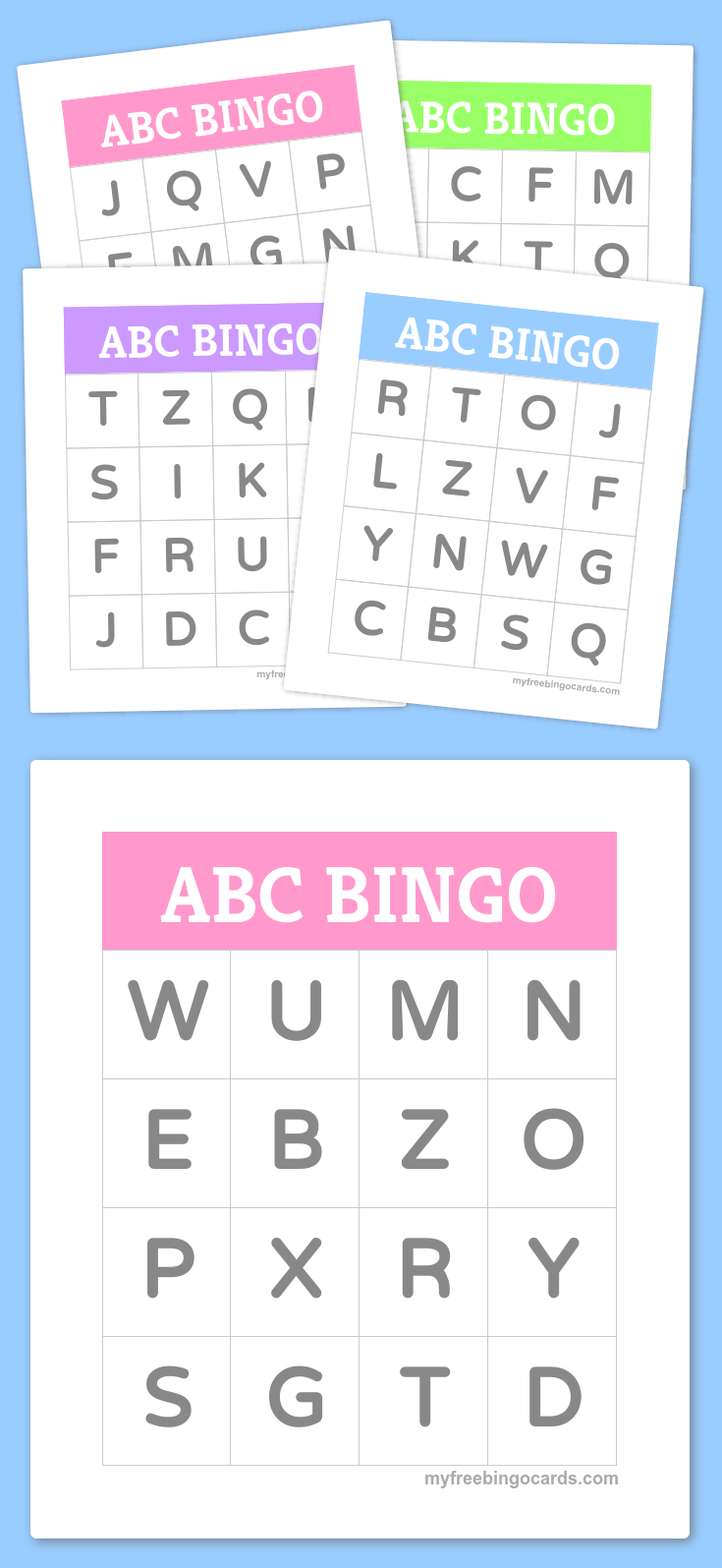 Sassy Sanctuary Abc 39 s Bingo Free Printable Printable Bingo Cards
