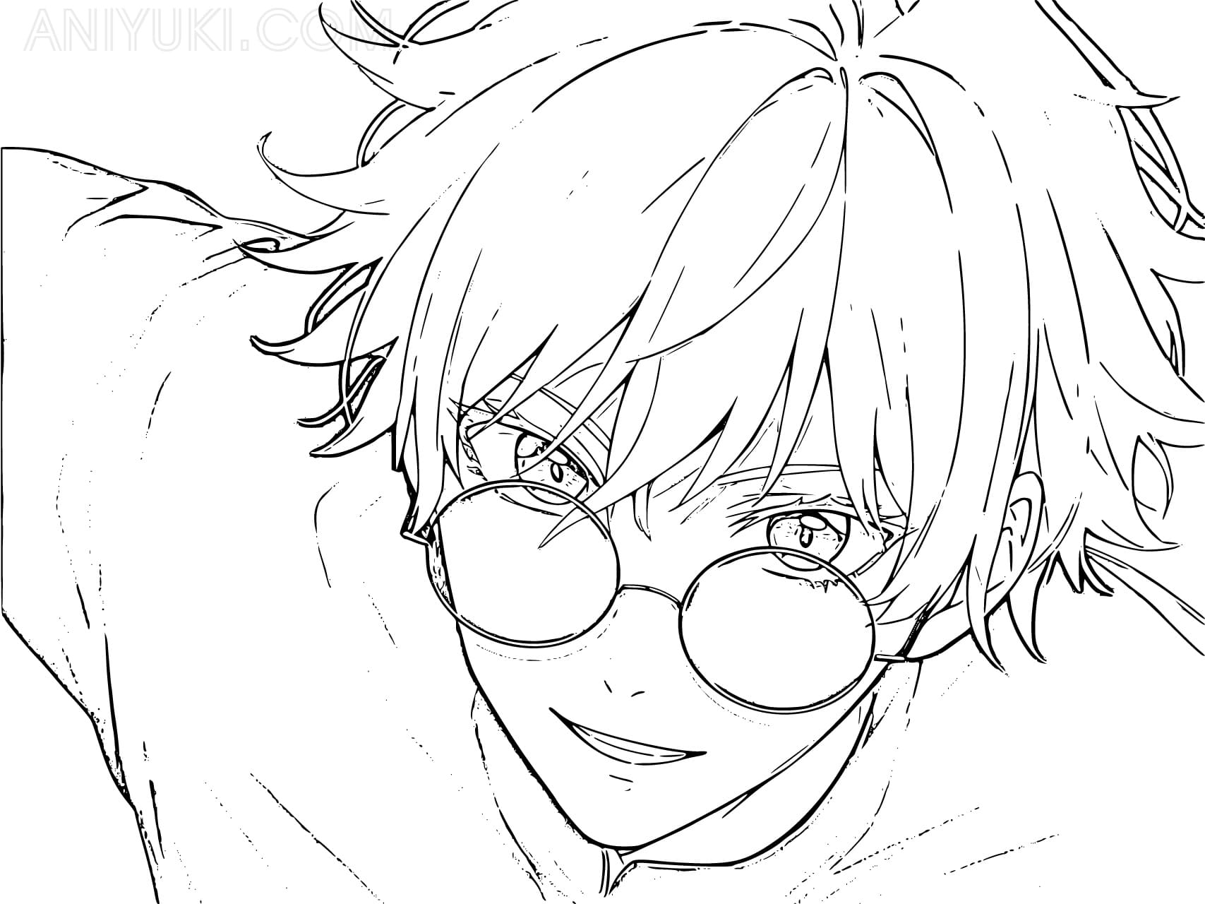 Satoru Gojo Coloring Pages AniYuki Anime Portal