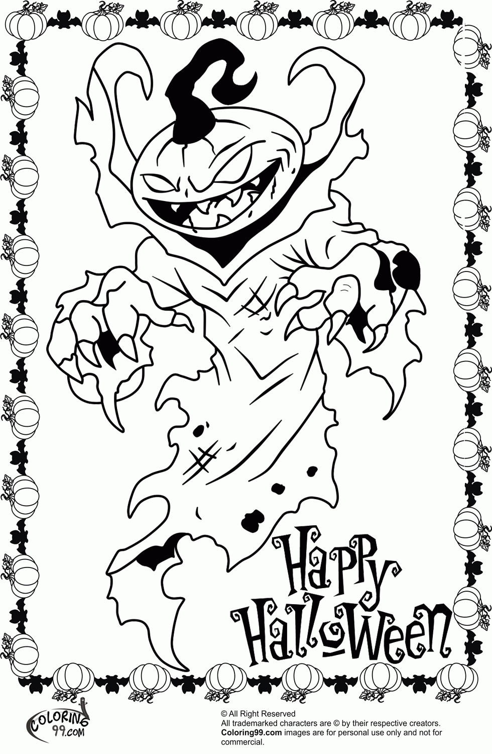 Scary Clown Printable Coloring Pages Coloring Home