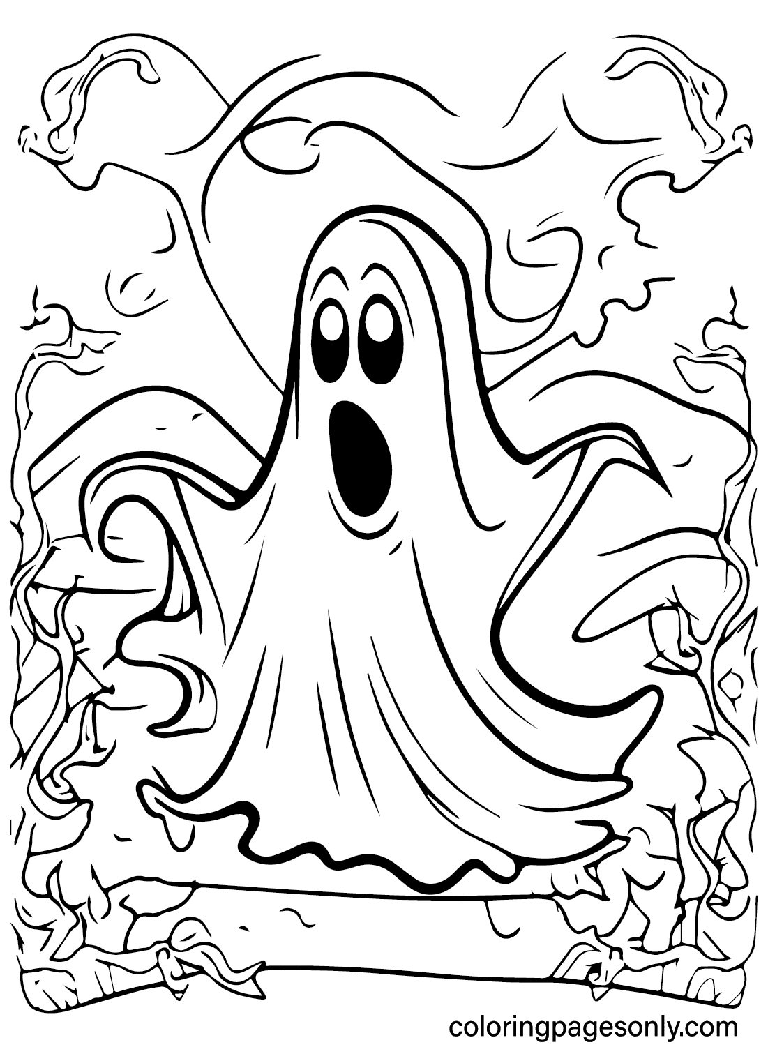 Halloween Scary Coloring Pages