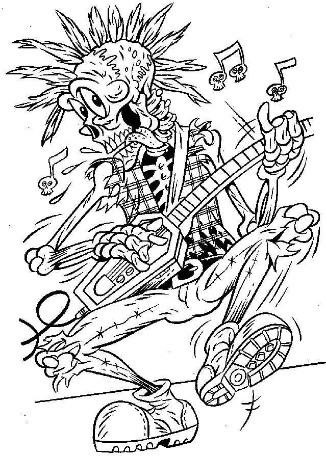 Scary Halloween Coloring Pages For Teens Coloring Home