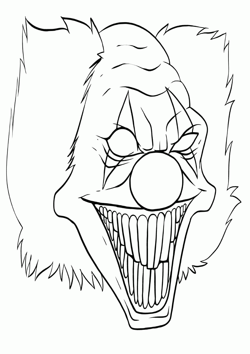 Scary Witch Coloring Page Free Printable Coloring Pages For Kids
