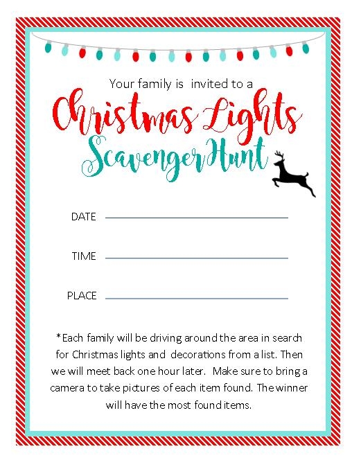 Scavenger Hunt Invite Uplifting Mayhem