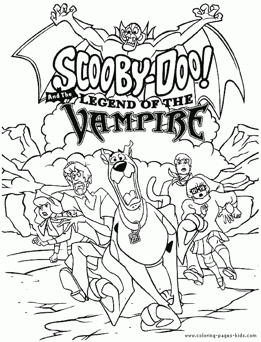 Scooby Doo Color Page Cartoon Color Pages Printable Cartoon