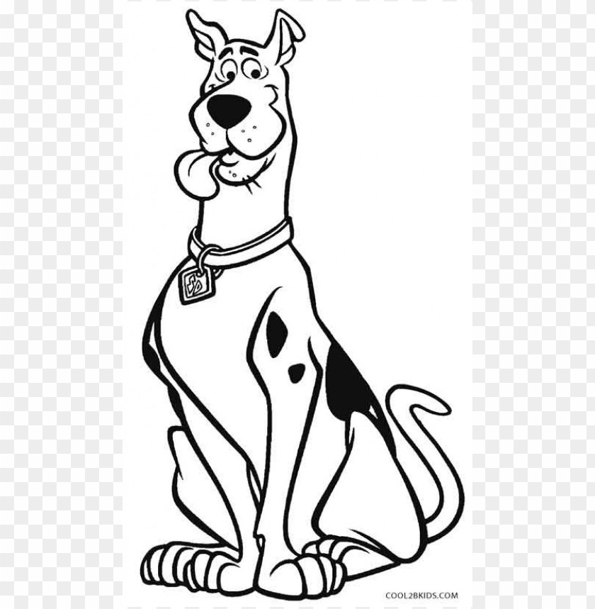Scooby Doo Coloring Pages Color PNG Transparent With Clear Background 