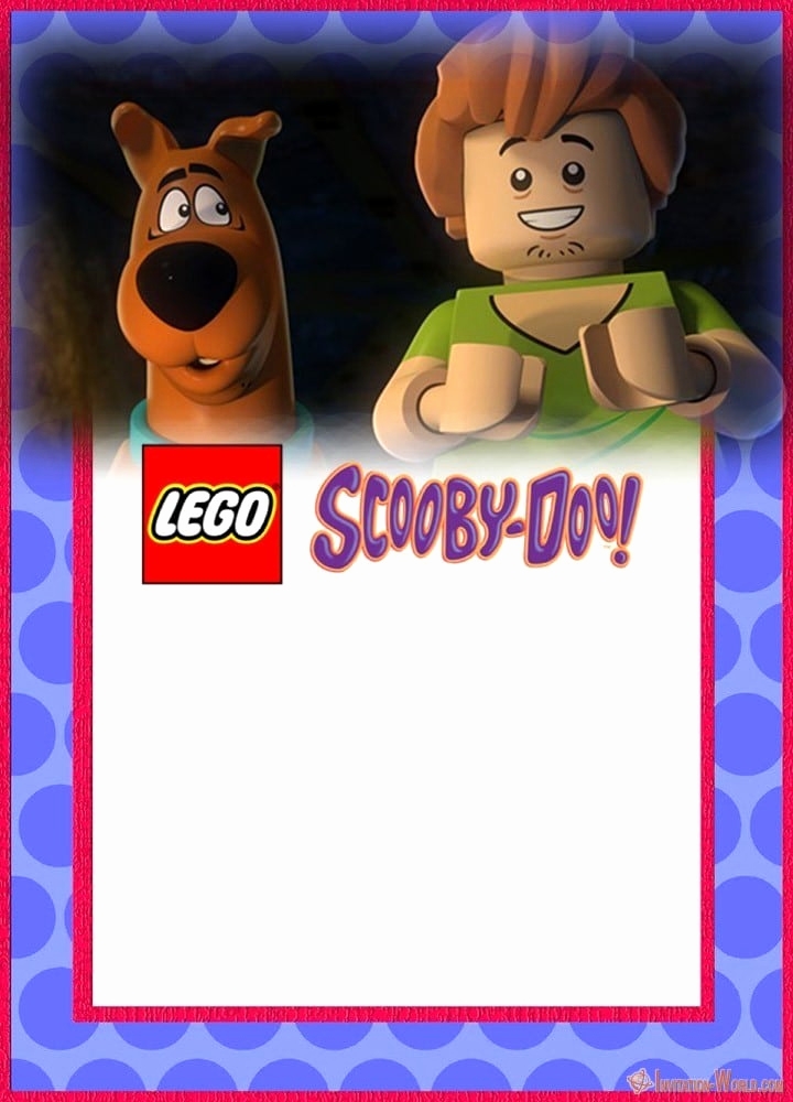 scooby doo invitation template